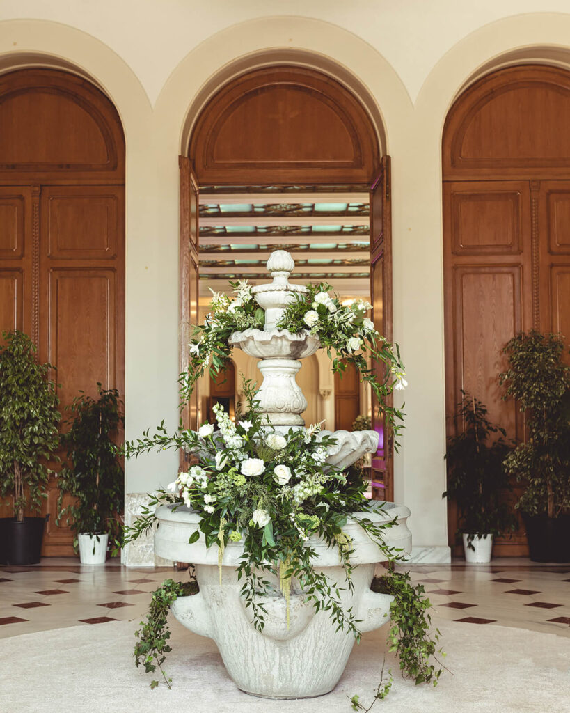 maison dadoo nunta palatul snagov decor floral